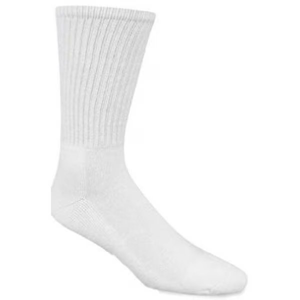 3PK XL WHT Crew Sock, Wigwam Mills, Mfr#: S1077-051-XL